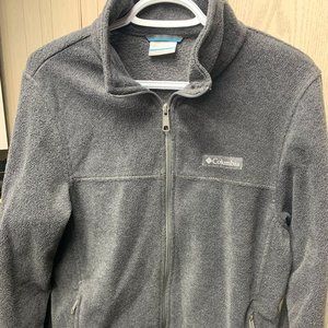 Dark Grey Columbia Zip up Sweater